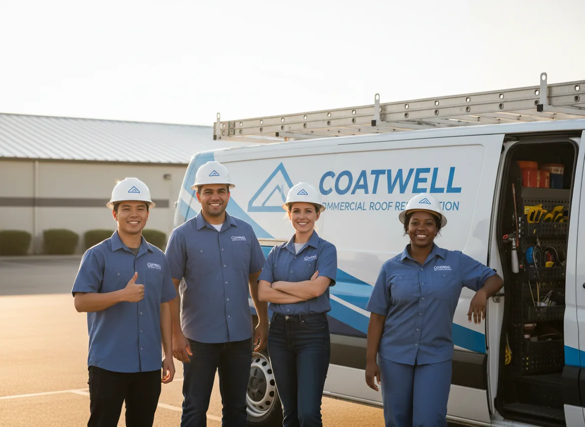 Commercial roof coating company in Turner, OR